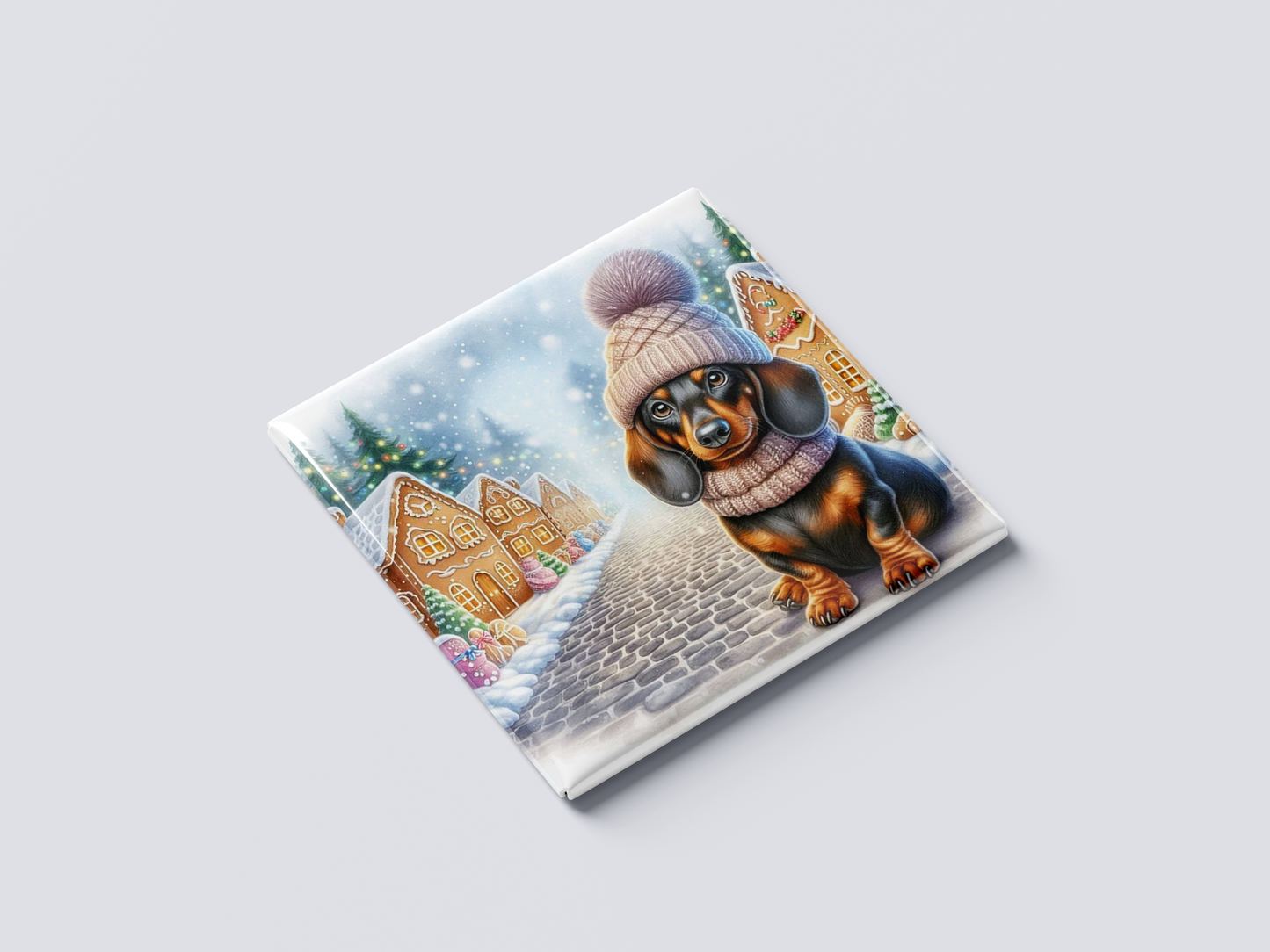 Winter Wiener Dog (Black)