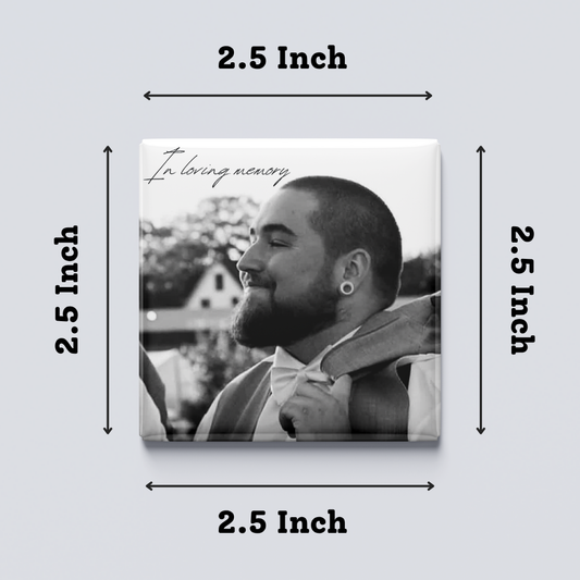Custom 2.5'' x 2.5'' Square Magnet