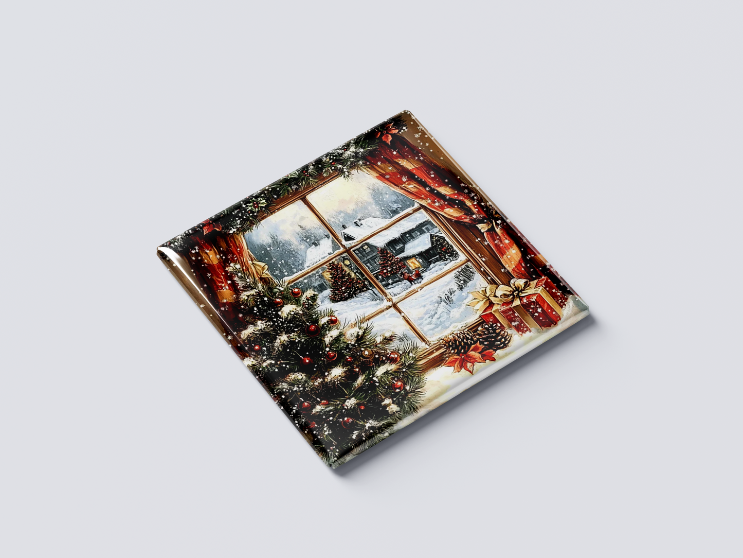 Christmas Window Scene